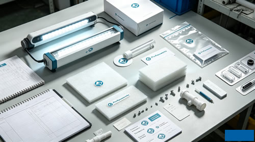 White box and transparent bag logo sticker customization