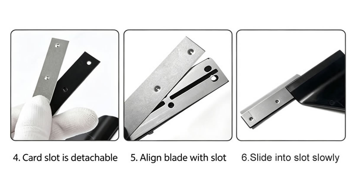safe tools to remove aquarium glass algae with replaceable blades