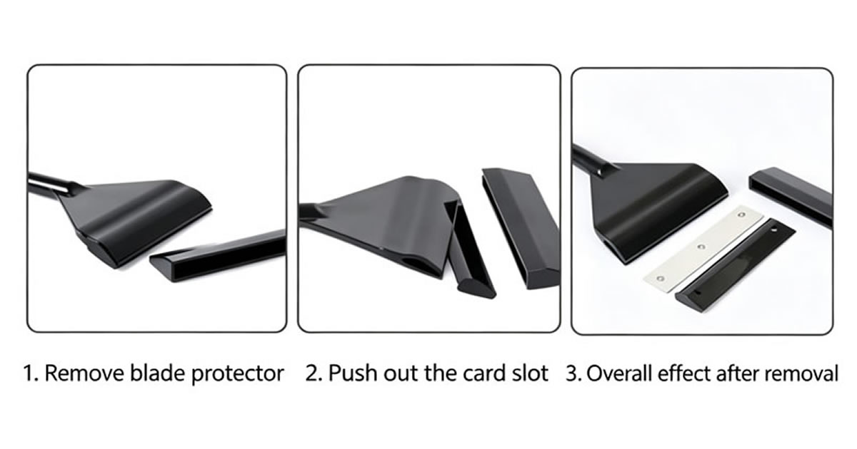 multi-size aquarium algae scraper for different tank specifications